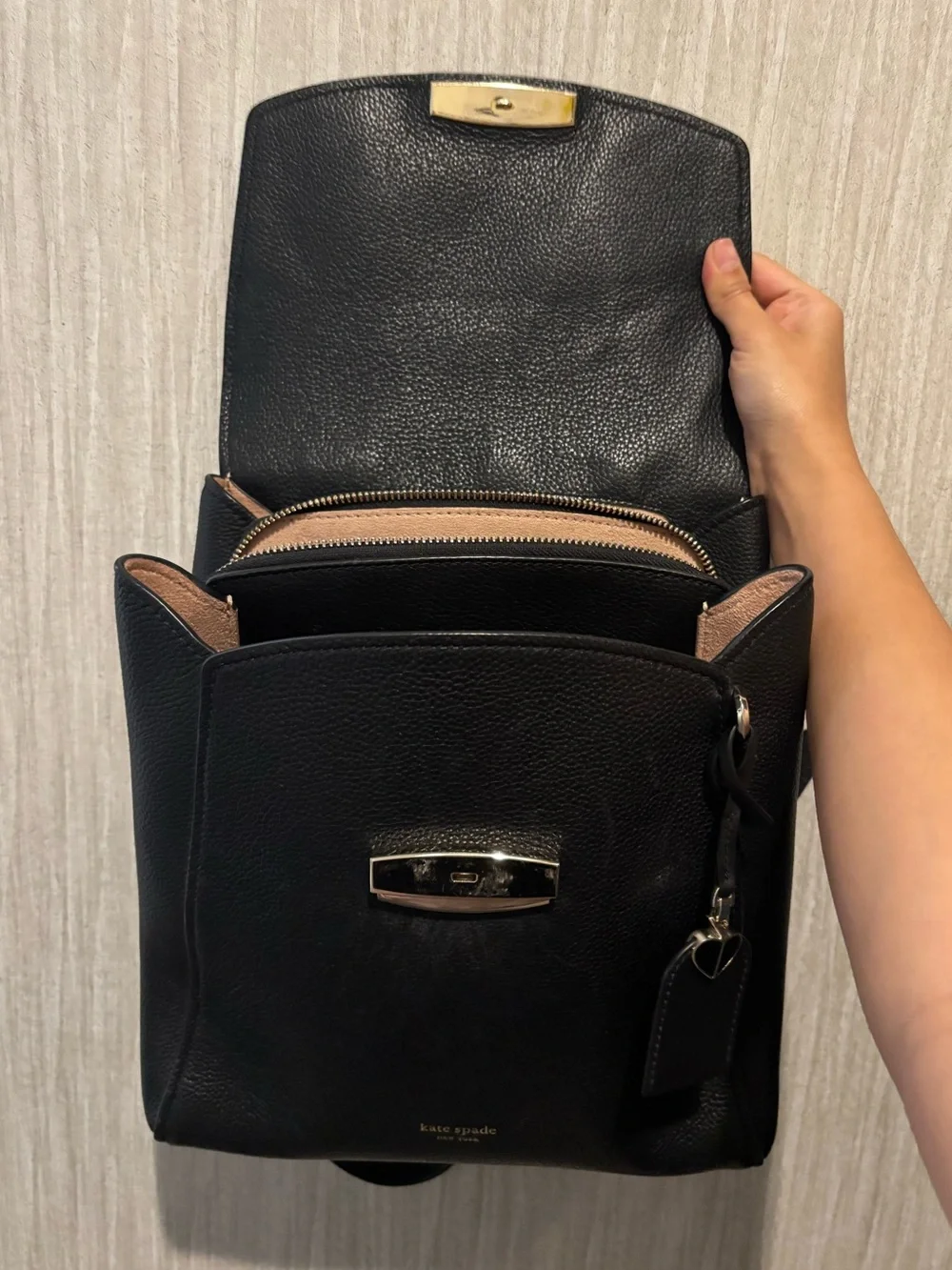 Kate Spade Black Leather Purse